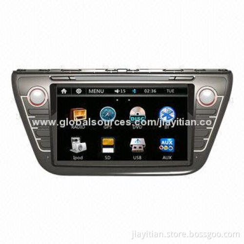 In-dash DVD Player for Suzuki S-cross, Supports TV/BT/GPS/iPod Function